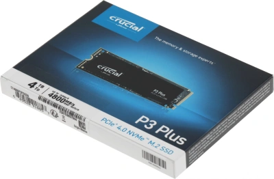 Накопитель SSD Crucial PCIe 4.0 x4 4TB CT4000P3PSSD8 P3 Plus M.2 2280