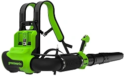 Воздуходувка Greenworks GD40BPG2 пит.:от аккум. зеленый/черный