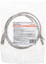 Патч-корд Rexant 02-0110-1 F/UTP RJ-45 вил. кат.5E 2м серый LSZH