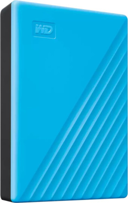 Жесткий диск WD USB3.2 Gen1 5TB WDBPKJ0050BBL-WESN My Passport 2.5" голубой