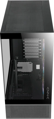 Корпус Azza TIARA черный без БП ATX 4x120mm 2xUSB3.0 1xUSB3.1 audio bott PSU