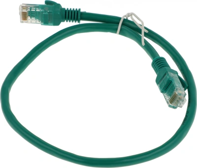 Патч-корд Premier PP6U-0.5M/G 10000Гбит/с UTP 4 пары cat.6 CCA molded 0.5м зеленый RJ-45 (m)-RJ-45 (m)