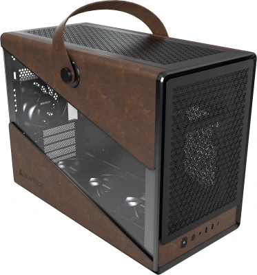 Корпус Montech Heritage PRO (B) черный без БП mATX 5x120mm 2x140mm 2xUSB3.0 audio bott PSU