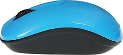 Мышь Оклик 525MW черный/голубой оптическая 1000dpi беспров. USB для ноутбука 3but (1090724)