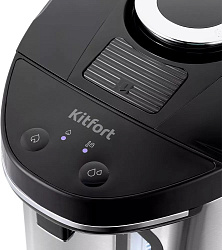 Термопот Kitfort КТ-2512 4л. 900Вт серебристый/черный