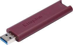 Флеш Диск Kingston 1Tb DataTraveler Max DTMAXA/1TB USB3.2 черный/бордовый