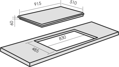 Газовая варочная поверхность MBS PG-901 нержавеющая сталь