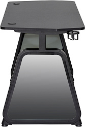 Стол игровой Cactus CS-GMD-BK-RGB столешница МДФ черный каркас черный 136x60x75см