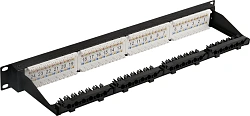 Патч-панель Lanmaster LAN-PPN24U6 19" 1U 24xRJ45 кат.6 UTP