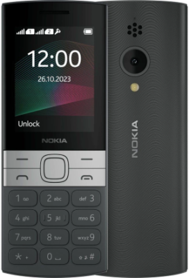 Мобильный телефон Nokia 150 DS TA-1582 черный моноблок 2Sim 2.4" 240x320 Series 30+ 0.3Mpix GSM900/1800 Protect MP3 FM microSD max32Gb