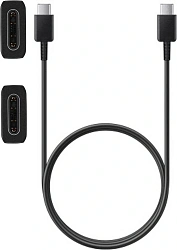 Кабель Samsung EP-DA705 EP-DA705BBEGWW USB Type-C (m)-USB Type-C (m) 1м черный (упак.:1шт)