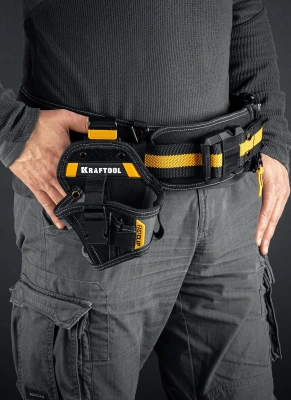 Сумка для инструментов Kraftool KH-5C 5карм. черный/желтый (38770)