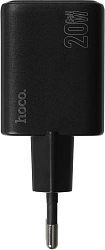 Сетевое зар./устр. Hoco N41 Almighty Black 20W 3A+2.22A+2A+1.67A+1.5A (PD+QC+AFC) USB/USB Type-C универсальное черный