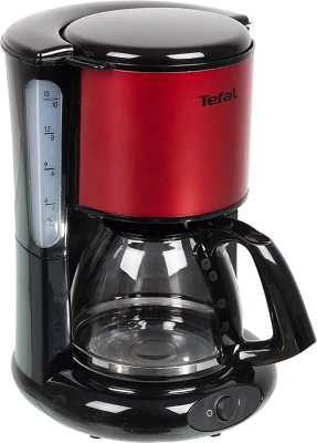 Кофеварка капельная Tefal CM361E38 1200Вт красный