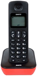 Р/Телефон Dect Sanyo RA-SD53RUR красный/черный АОН