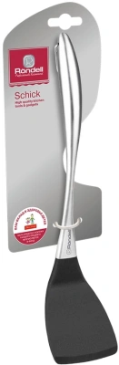 Лопатка для вторых блюд Rondell Schick RD-636 черный/стальной упак.:картонная подложка