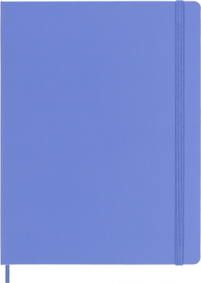 Блокнот Moleskine CLASSIC QP092B42 XLarge 190х250мм 192стр. нелинованный твердая обложка голубая гортензия