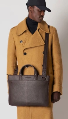 Деловая сумка Piquadro Black Square CA4021B3/TM с отделением для ноутбука темно-коричневый натур.кожа