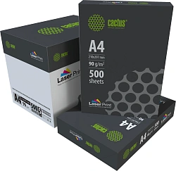 Бумага Cactus CS-LPA490500 A4 марка A/90г/м2/500л./белый CIE170% для лазерной печати