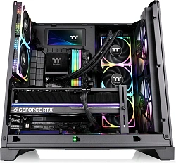 Корпус Thermaltake View 390 Air черный без БП ATX 9x120mm 2x140mm 2x200mm 2xUSB3.0 audio bott PSU
