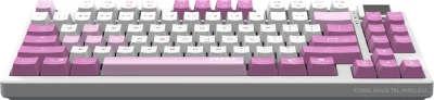 Клавиатура MSI FORGE GK600 механическая белый/фиолетовый USB Multimedia for gamer LED (S11-43RUQ01-HH9)