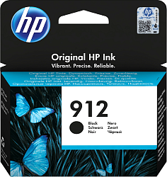 Картридж струйный HP 912 3YL80AE черный (300стр.) для HP DJ IA OfficeJet 801x/802x
