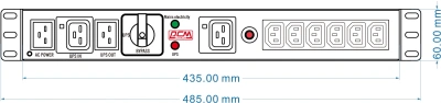 Байпас Powercom MBS1607-1C19-6C13