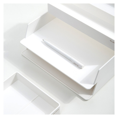 Ручка гелев. Deli Nusign NS552white белый черн. черн. линия 0.5мм