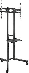 Стойка для телевизора Kromax OMEGA-15 черный 32"-70" макс.50кг напольный мобильный