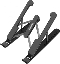 Подставка для ноутбука Buro BU-LS100 260x20x60мм 220г пластик ABS черный