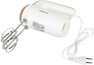 Миксер ручной Polaris PHM 7016 700Вт белый