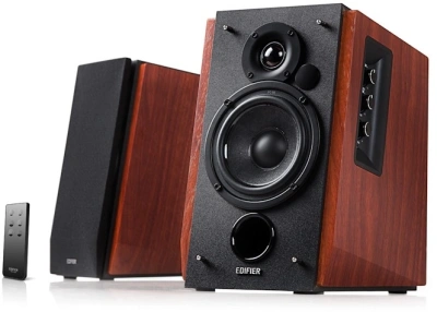 Колонки Edifier R1700BT 2.0 коричневый 66Вт BT
