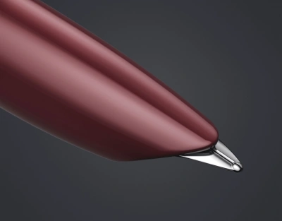 Ручка перьев. Parker 51 Core (2123496) Burgundy F сталь нержавеющая подар.кор.