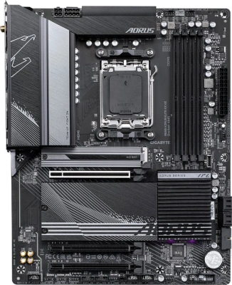 Материнская плата Gigabyte B650 A ELITE AX V2 SocketAM5 AMD B650 4xDDR5 ATX AC`97 8ch(7.1) 2.5Gg RAID+HDMI+DP