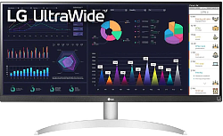Монитор LG 29" UltraWide 29WQ600-W серебристый IPS LED 1ms 21:9 HDMI M/M матовая 250cd 178гр/178гр 2560x1080 100Hz DP UWHD USB 8.32кг