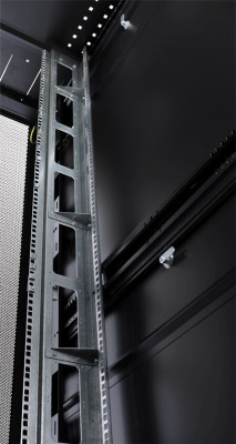 Шкаф серверный ЦМО ШТК-СП-42.8.10-44АА-9005 42U 800x990мм пер.дв.перфор. 2 бок.пан. 1350кг черный