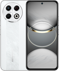 Смартфон Tecno Spark 30 Pro 128Gb 8Gb белый моноблок 3G 4G 2Sim 6.78" 1080x2436 Android 14 108Mpix 802.11 a/b/g/n/ac NFC GPS GSM900/1800 Protect FM microSD max1024Gb