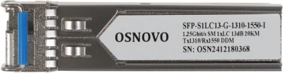 Модуль Osnovo SFP-S1LC13-G-1310-1550-I