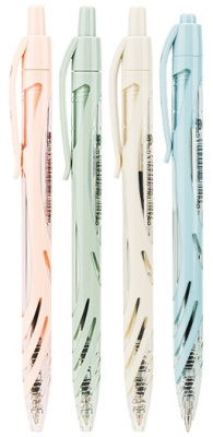 Ручка шариков. автоматическая Deli EQ70-BK ассорти d=0.7мм черн. черн. 1стерж.