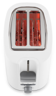 Тостер Hyundai HYT-2301 800Вт белый/серый