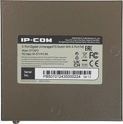 Коммутатор IP-Com G1105PD (L2) 5x1Гбит/с 4PoE 30W неуправляемый