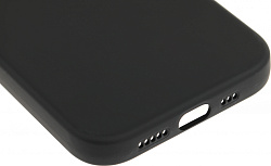 Чехол (клип-кейс) BoraSCO для Apple iPhone 15 Pro Microfiber Case черный (72429)