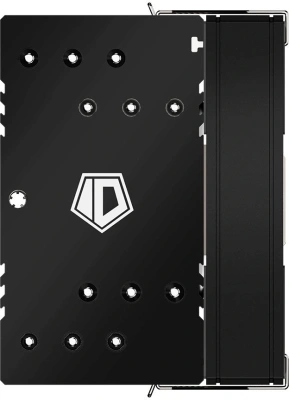 Устройство охлаждения(кулер) ID-Cooling SE-610-XT Basic Soc-AM5/AM4/1200/1700/1851 серебристый/черный 4-pin 29.85dB Al+Cu 250W 900gr Ret