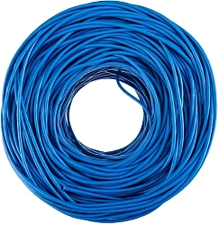 Кабель информационный Rexant 01-0047 кат.6 UTP 4 пары PVC внутренний 305м синий