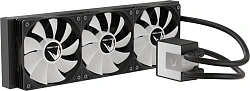 Система водяного охлаждения Formula Ice Jet Glow 360 ARGB Soc-AM5/AM4/1200/2066/1700/1851 черный 4-pin 1-27dB Al+Cu 300W 2020gr Ret (ICE JET GLOW 360 BK)
