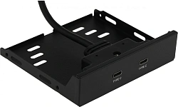 Адаптер USB 2xUSB3.1 Type-C Ret
