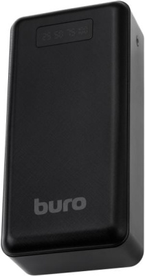 Мобильный аккумулятор Buro BPF30D 30000mAh QC4.0/PD3.0 22.5W 3A 2xUSB-A/USB-C черный (BPF30D22PBK)