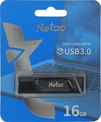 Флеш Диск Netac 16Gb U336 NT03U336S-016G-30BK USB3.0 черный
