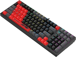 Клавиатура A4Tech Bloody S98 Sports Red BLMS Plus механическая красный/черный USB for gamer LED (S98 SPORTS RED BLMS RED PLUS)