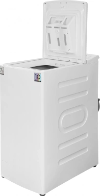 Стиральная машина Midea MFE12W75B/W-C класс: A загр.вертикальная макс.:7.5кг белый инвертер